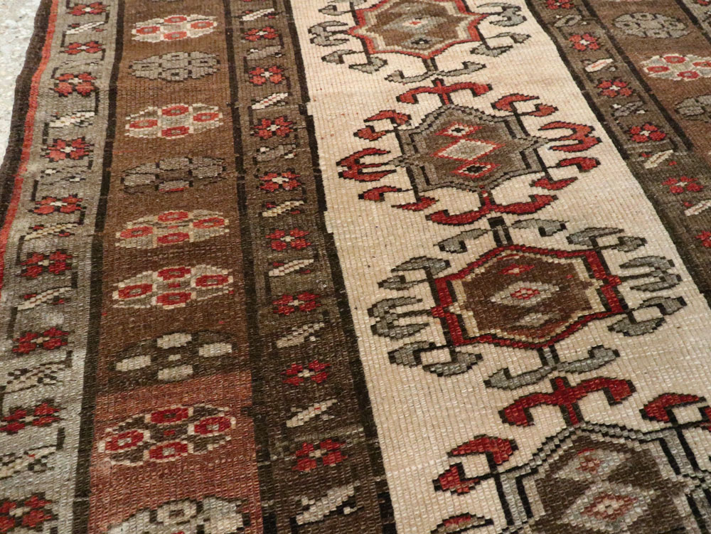 Antique Persian Kurdish Runner, No.9487 - Staging
