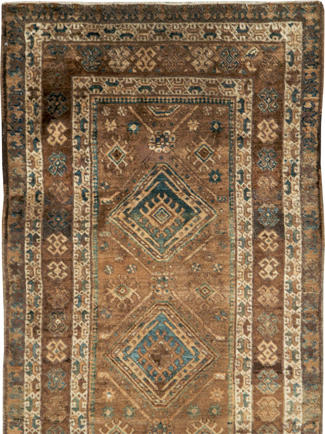 Antique Persian Serab Runner, No.9494 - Staging