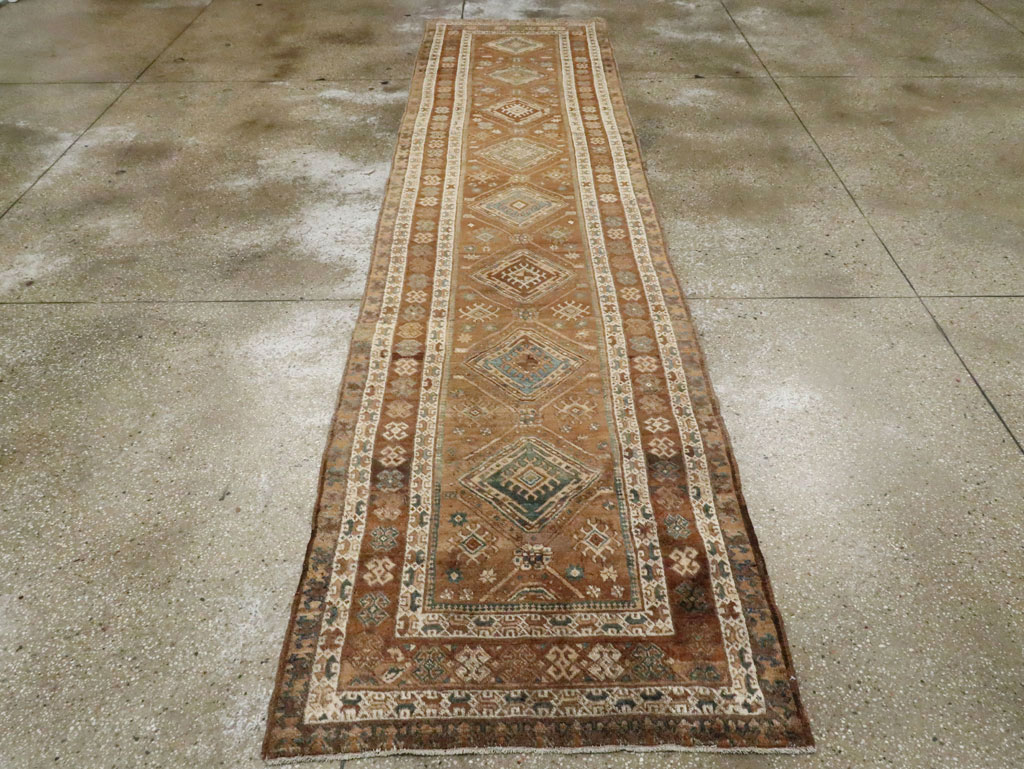 Antique Persian Serab Runner, No.9494 - Staging