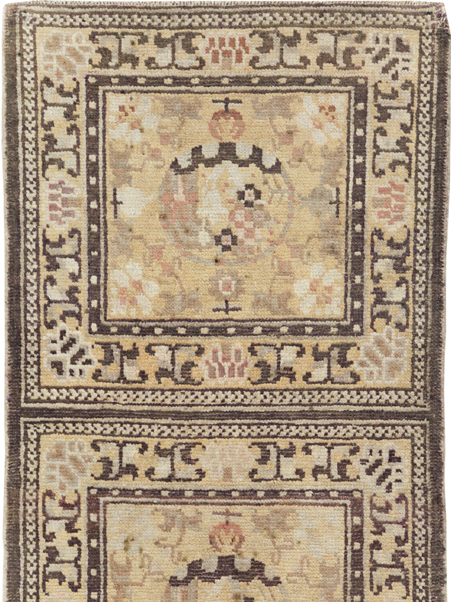Antique East Turkestan Samarkand Runner, No.9495 - Staging