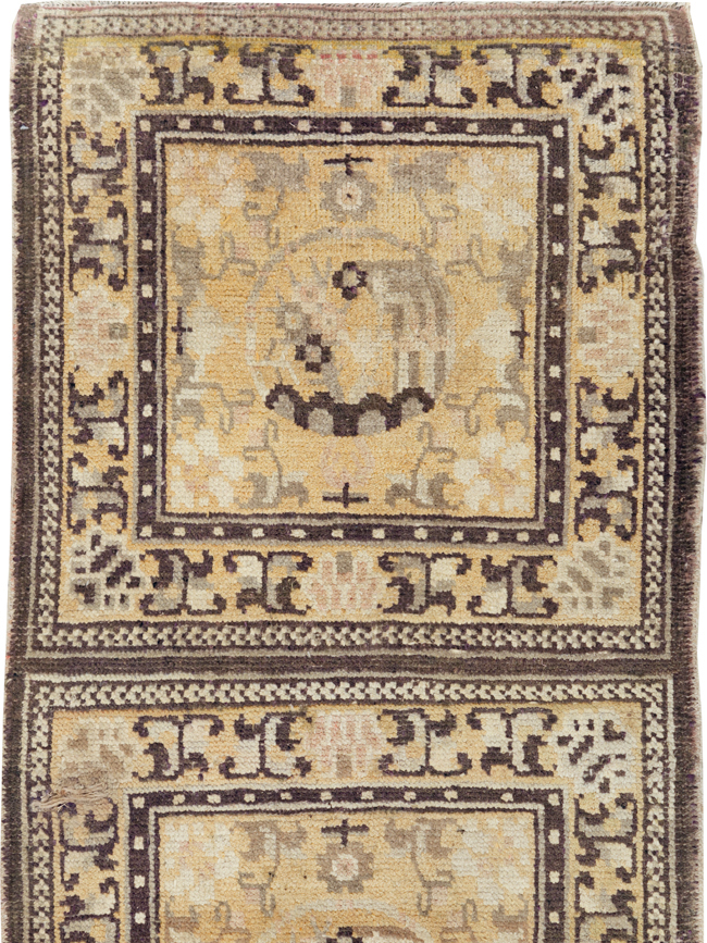 Antique Samarkand Rug, No.9495 - Staging