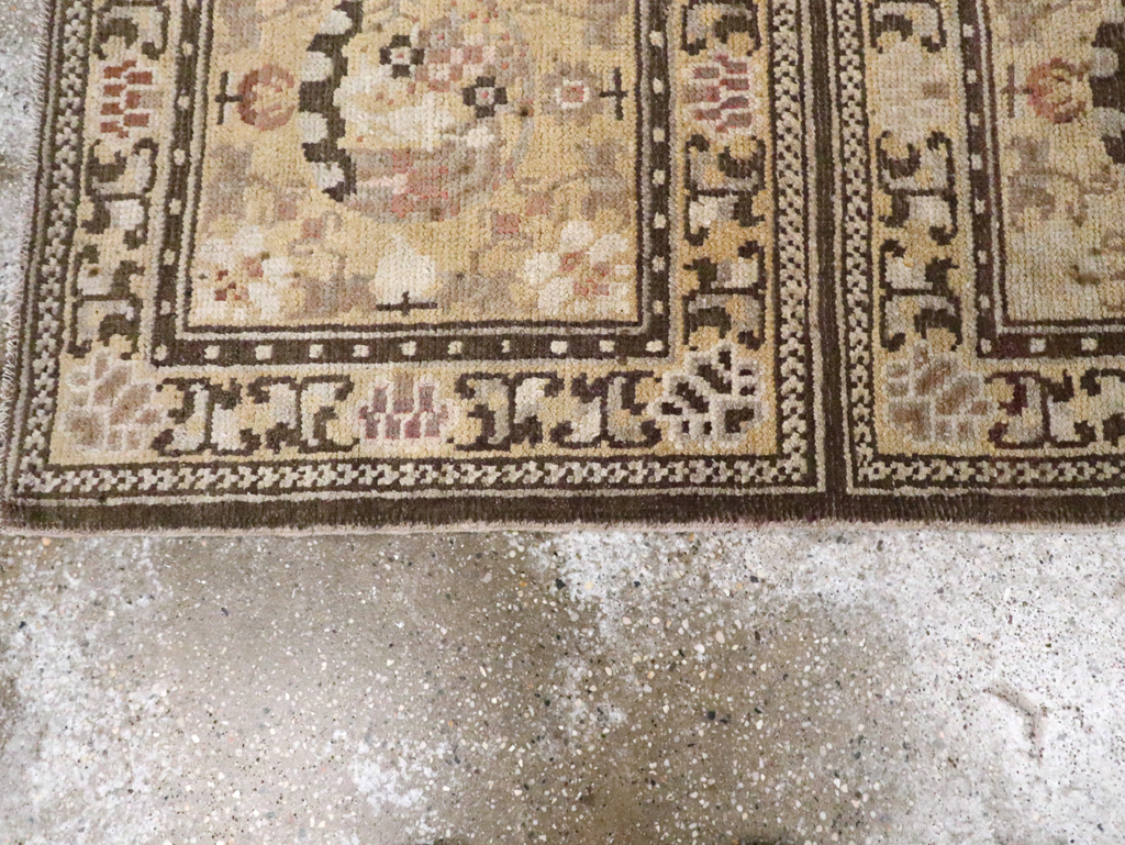 Antique East Turkestan Samarkand Runner, No.9495 - Staging