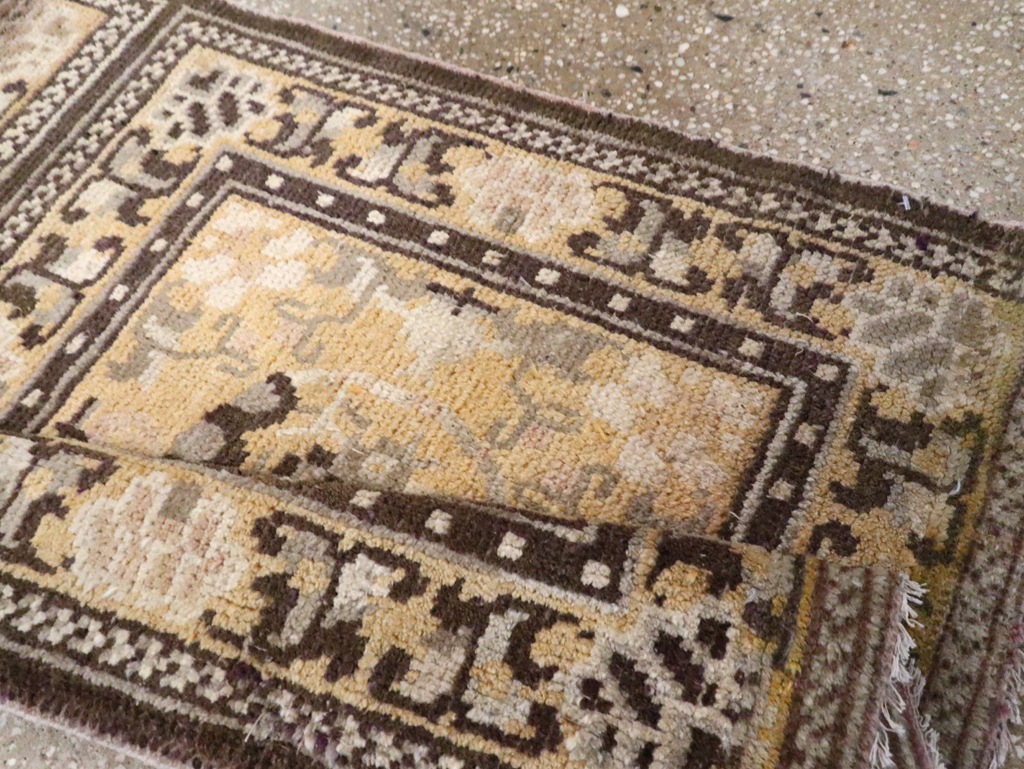 Antique East Turkestan Samarkand Runner, No.9495 - Staging