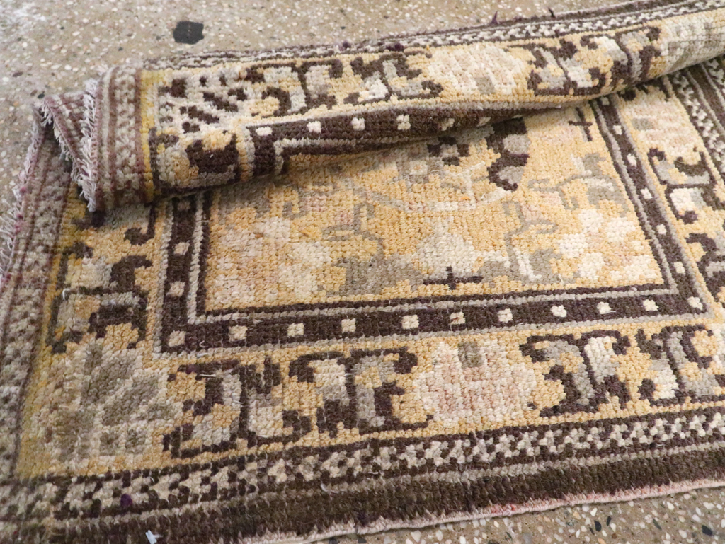 Antique East Turkestan Samarkand Runner, No.9495 - Staging