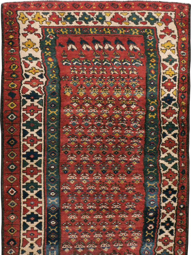 Antique Persian Hamadan Runner, No.9496 - Staging