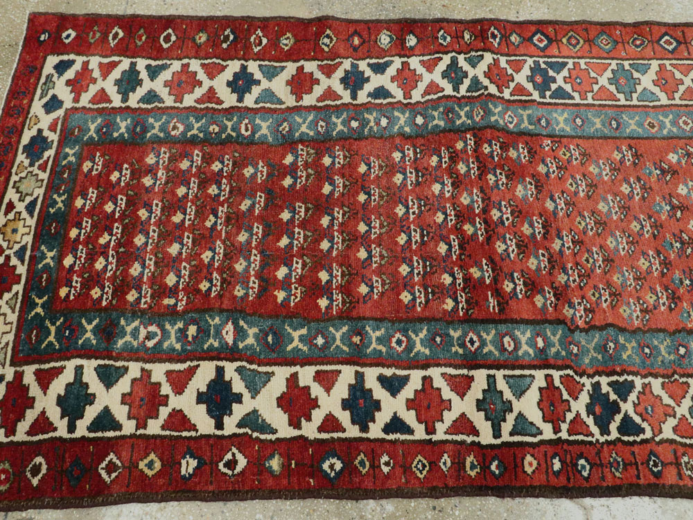 Antique Persian Hamadan Runner, No.9496 - Staging