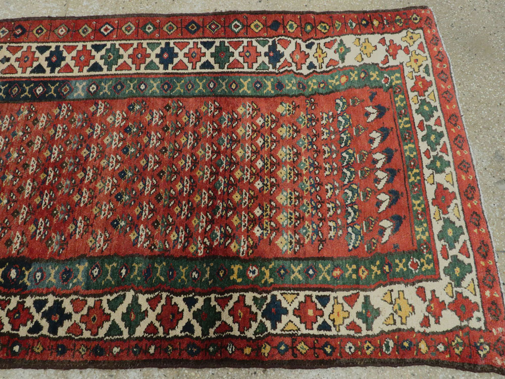 Antique Persian Hamadan Runner, No.9496 - Staging