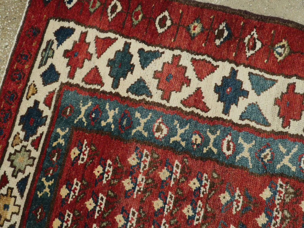 Antique Persian Hamadan Runner, No.9496 - Staging