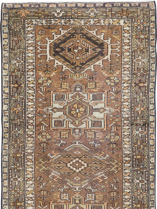 Vintage Persian Karajeh Runner, No.9509 - Staging