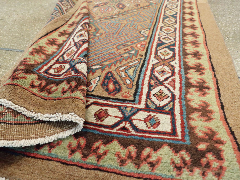 Antique Persian Serab Runner, No.9513 - Staging