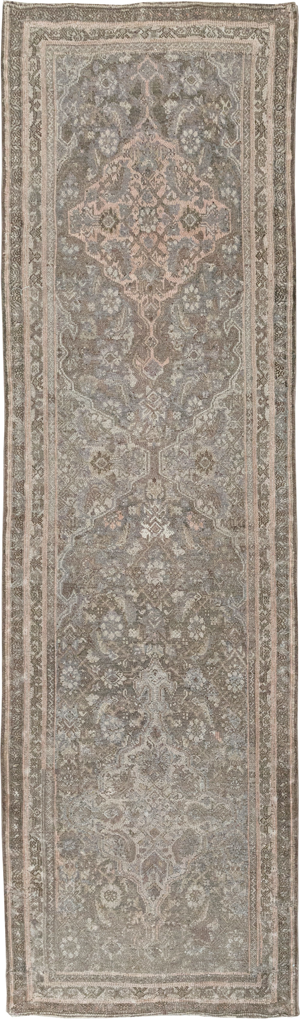 Antique Persian Malayer Runner, No.9517 - Staging
