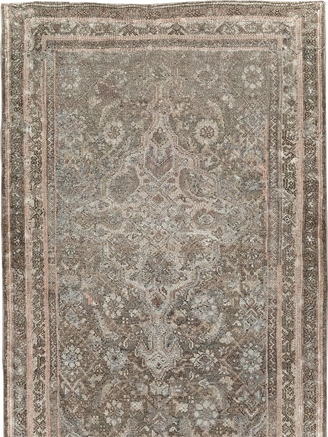 Antique Persian Malayer Runner, No.9517 - Staging