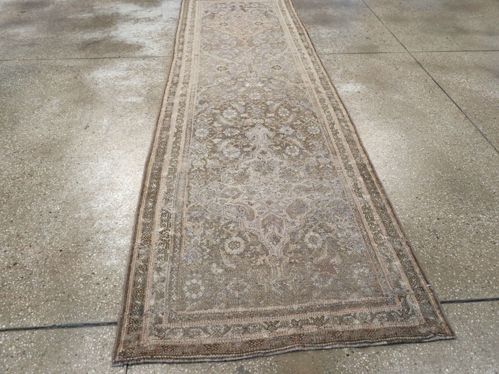 Antique Persian Malayer Runner, No.9517 - Staging