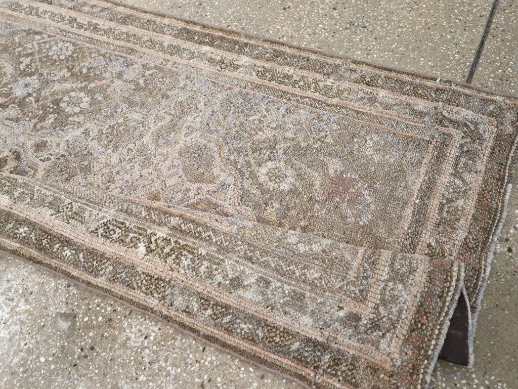 Antique Persian Malayer Runner, No.9517 - Staging