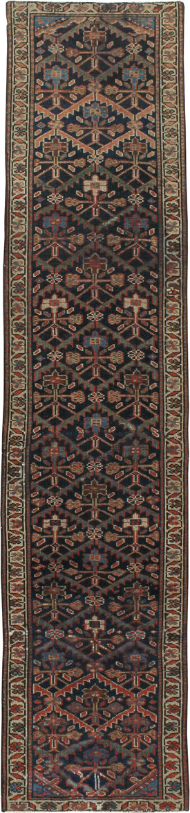 Antique Persian Kurdish Runner, No.9530 - Staging