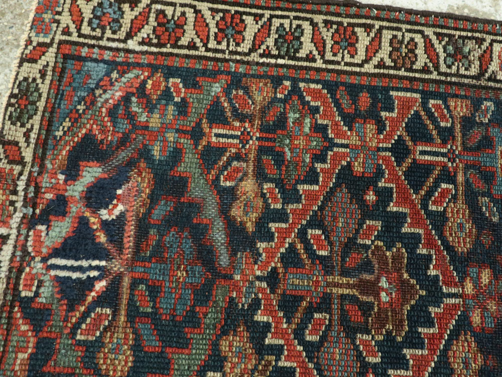 Antique Persian Kurdish Runner, No.9530 - Staging