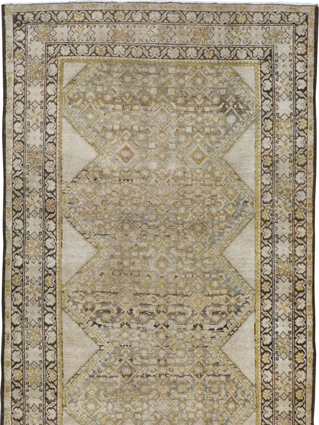 Antique Persian Malayer Runner, No.9542 - Staging