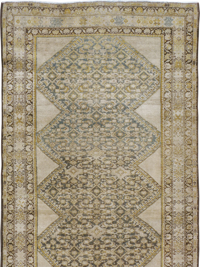 Antique Persian Malayer Runner, No.9542 - Staging