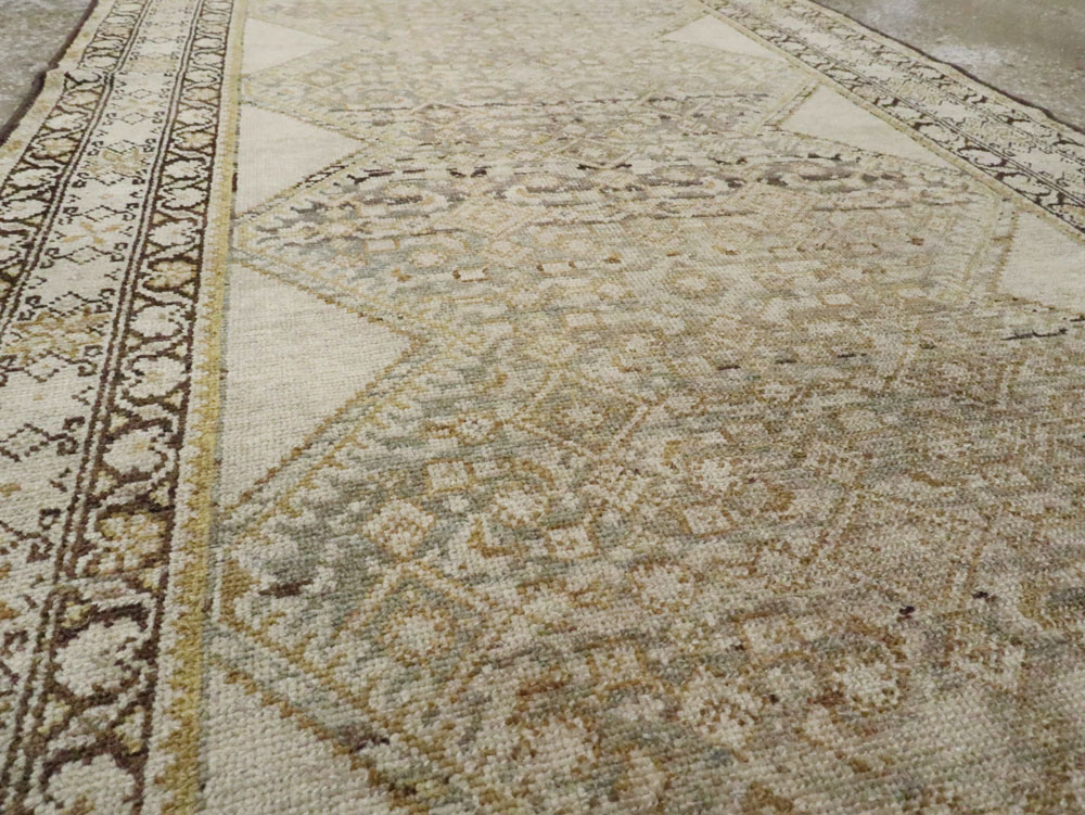 Antique Persian Malayer Runner, No.9542 - Staging
