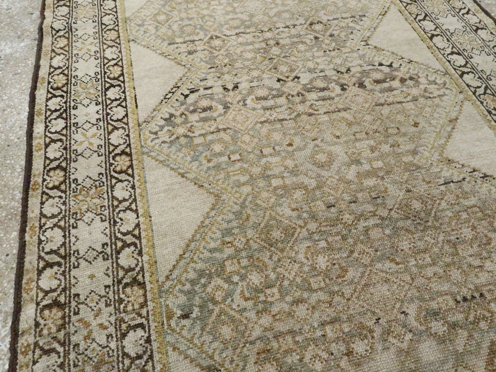 Antique Persian Malayer Runner, No.9542 - Staging
