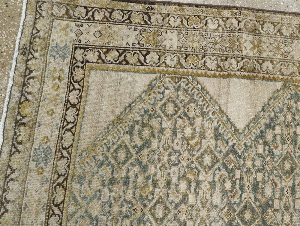 Antique Persian Malayer Runner, No.9542 - Staging