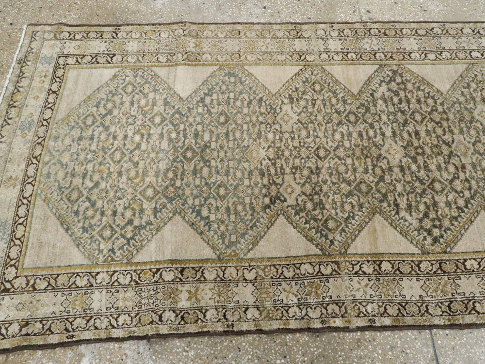 Antique Persian Malayer Runner, No.9542 - Staging