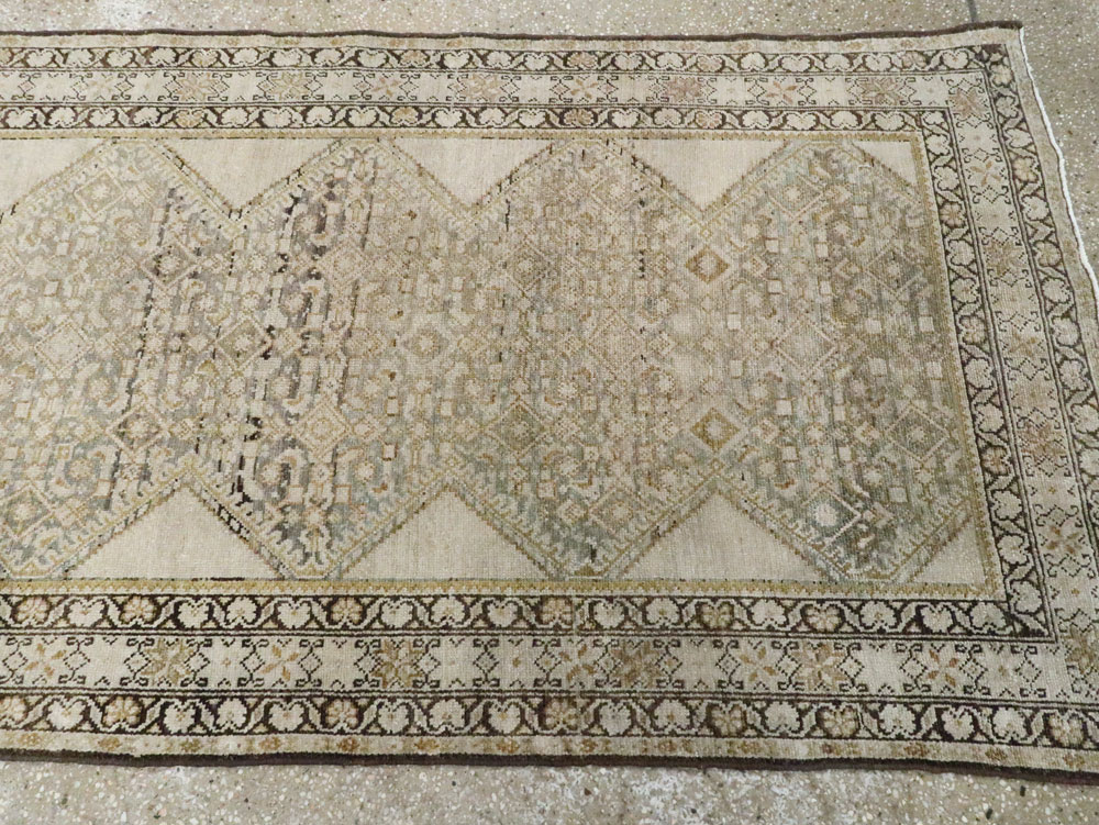 Antique Persian Malayer Runner, No.9542 - Staging