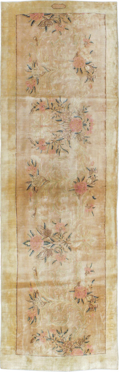 Antique Persian Kerman Runner, No.9551 - Staging