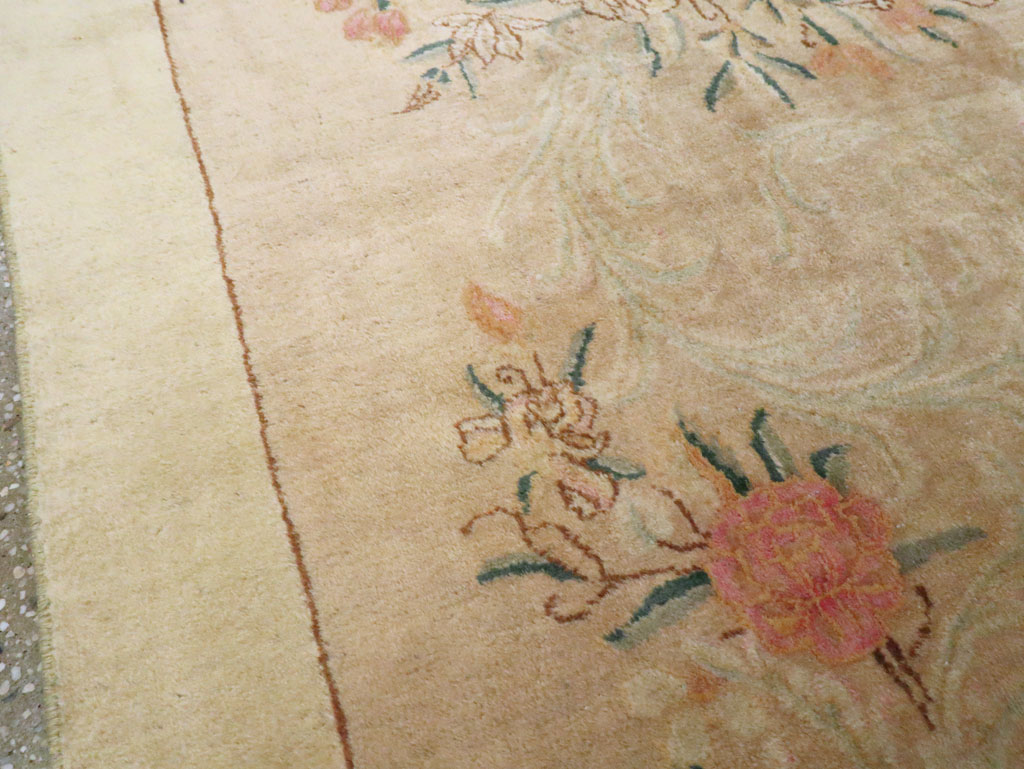 Antique Persian Kerman Runner, No.9551 - Staging