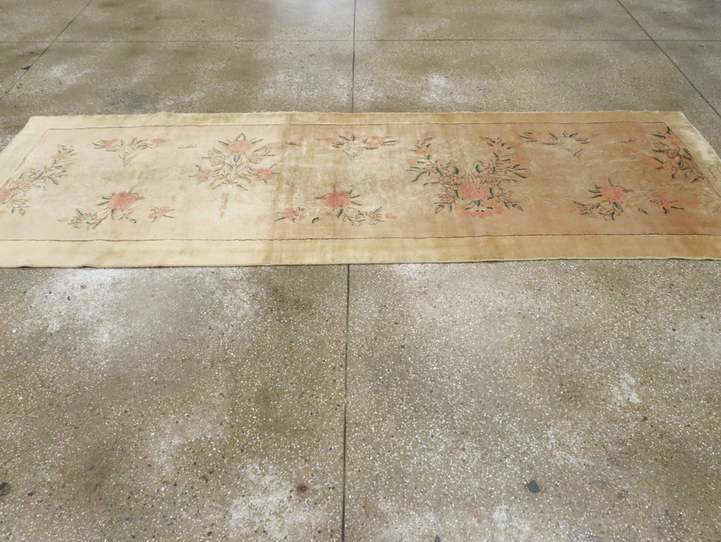 Antique Persian Kerman Runner, No.9551 - Staging