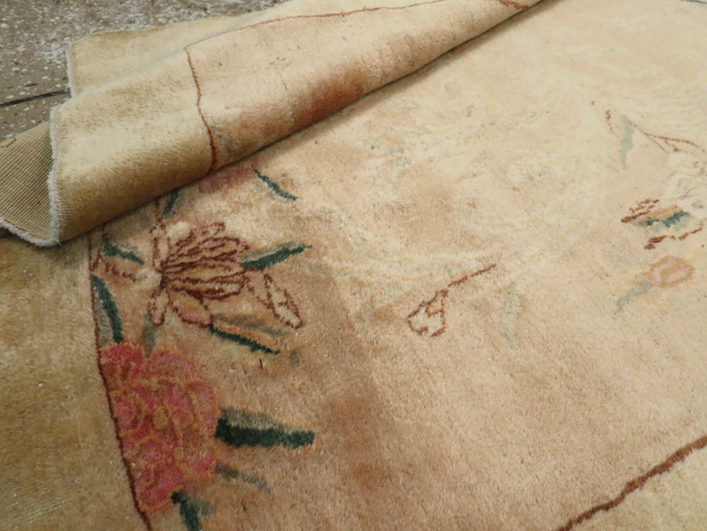 Antique Persian Kerman Runner, No.9551 - Staging