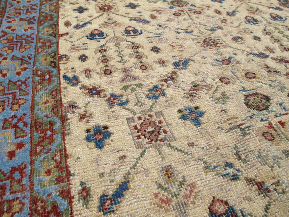 Antique Persian Mahal Runner, No.9585 - Staging