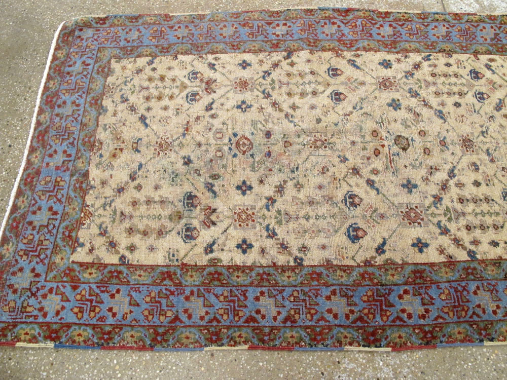 Antique Persian Mahal Runner, No.9585 - Staging