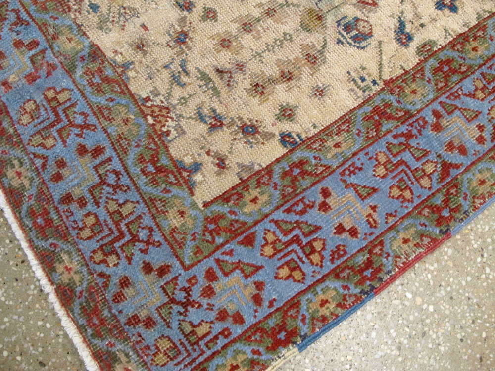 Antique Persian Mahal Runner, No.9585 - Staging