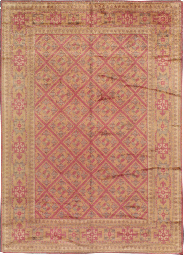 Vintage Austrian Continental Carpet, No.9595 - Staging