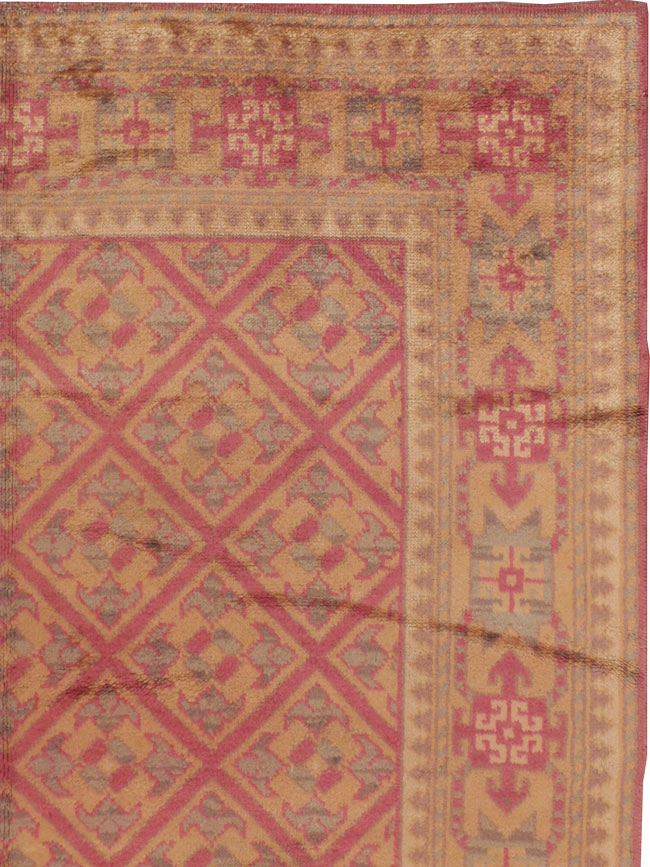 Vintage Austrian Continental Carpet, No.9595 - Staging