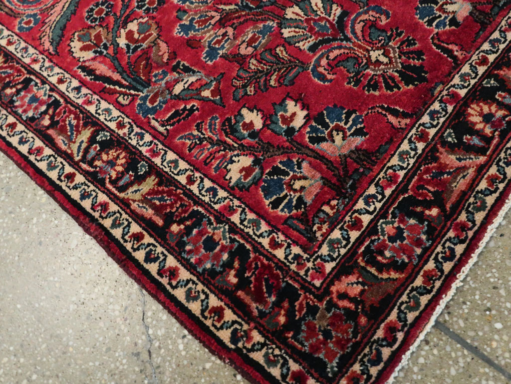 Antique Persian Lilihan Long Runner, No.9596 - Staging