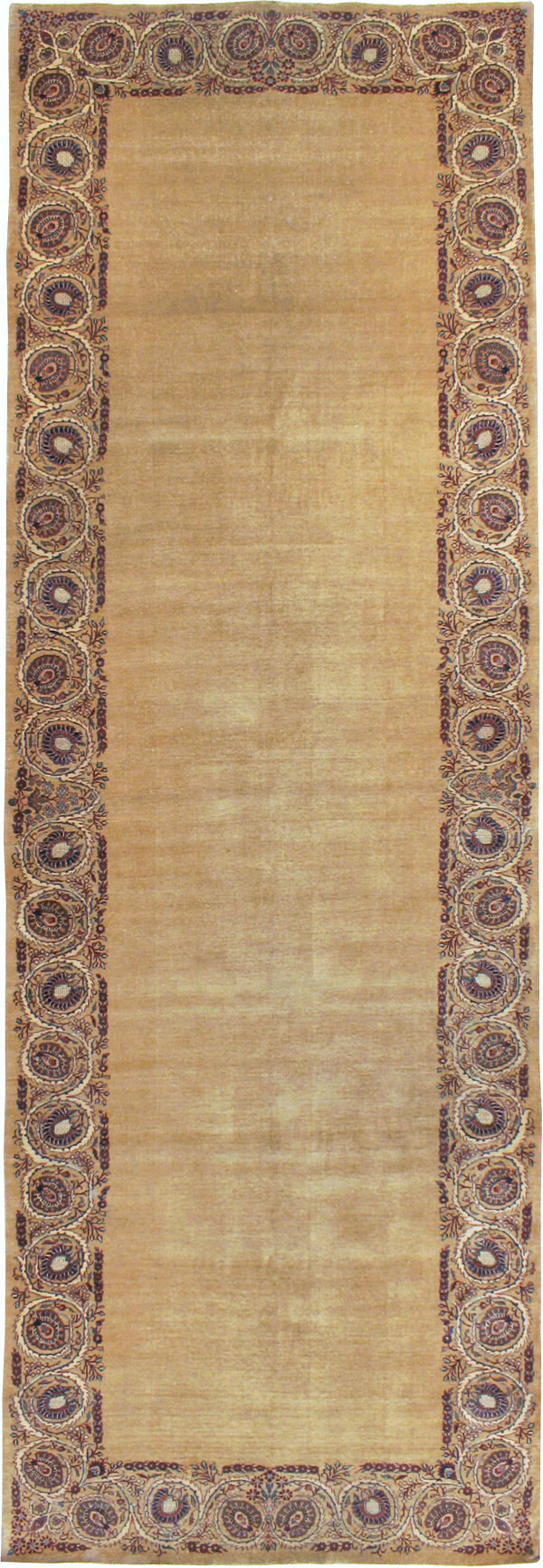 Antique Persian Mashad Gallery Rug, No.9600 - Staging