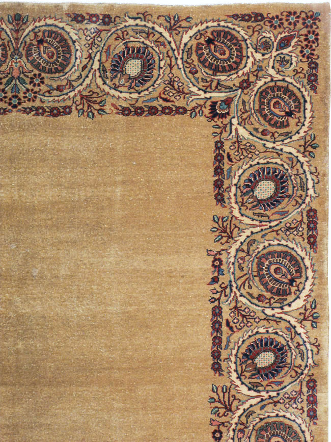 Antique Persian Mashad Gallery Rug, No.9600 - Staging