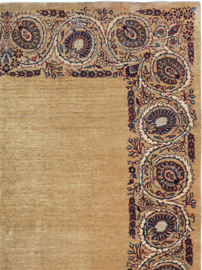 Antique Persian Mashad Gallery Rug, No.9600 - Staging