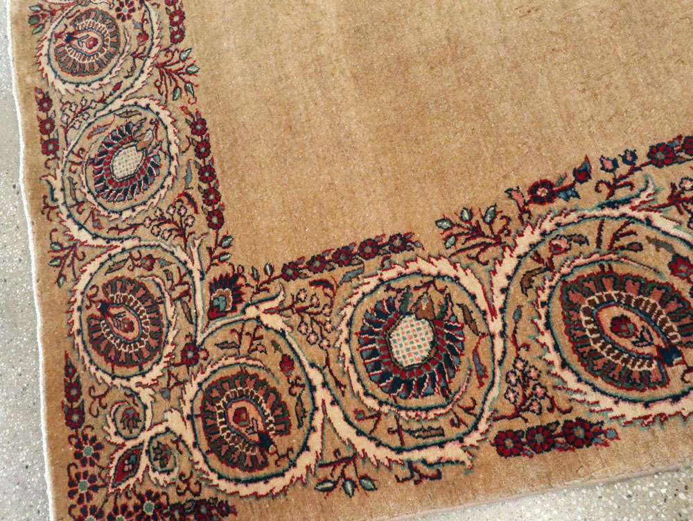 Antique Persian Mashad Gallery Rug, No.9600 - Staging