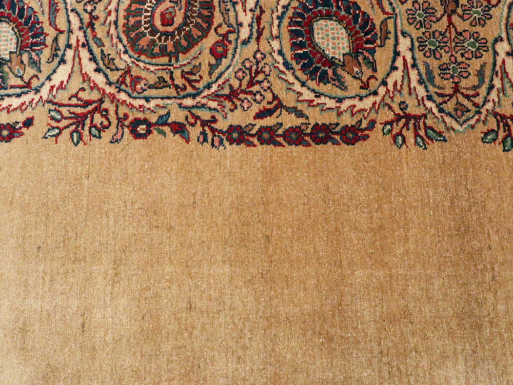 Antique Persian Mashad Gallery Rug, No.9600 - Staging