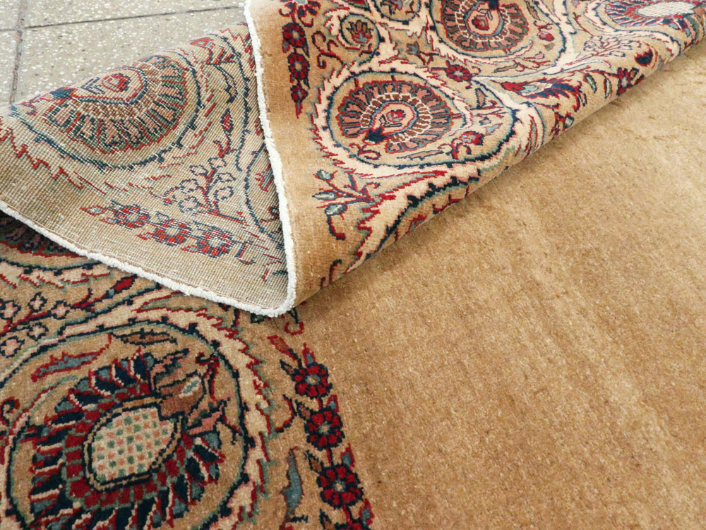 Antique Persian Mashad Gallery Rug, No.9600 - Staging