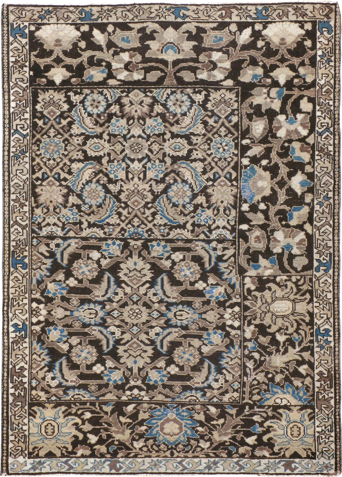 Antique Persian Malayer Sampler Rug, No.9627 - Staging