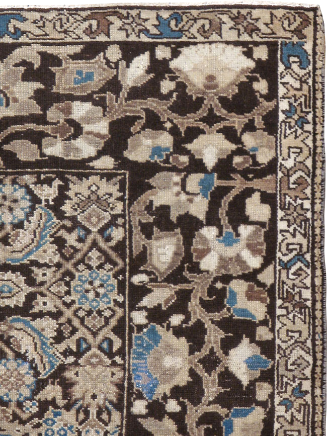 Antique Persian Malayer Sampler Rug, No.9627 - Staging