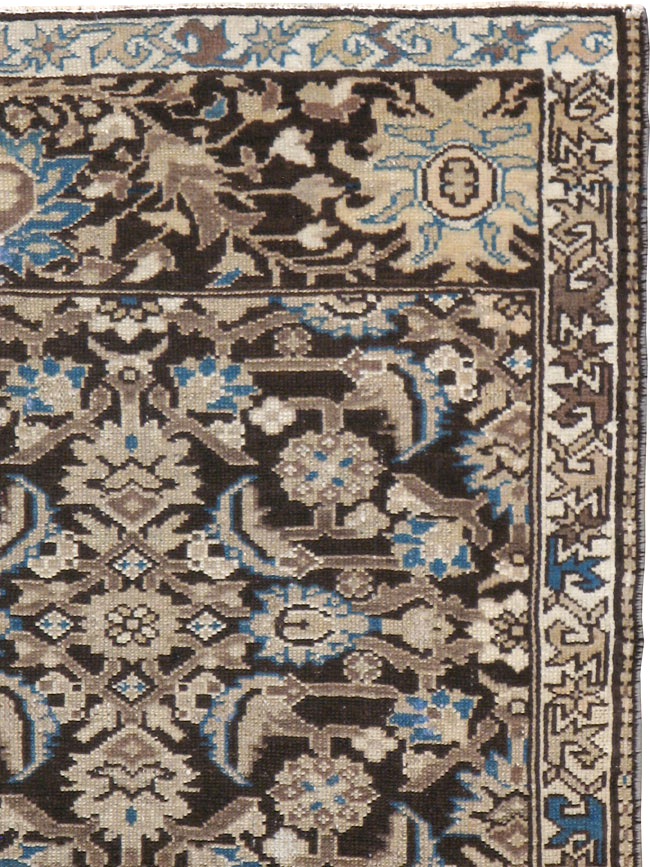 Antique Persian Malayer Sampler Rug, No.9627 - Staging