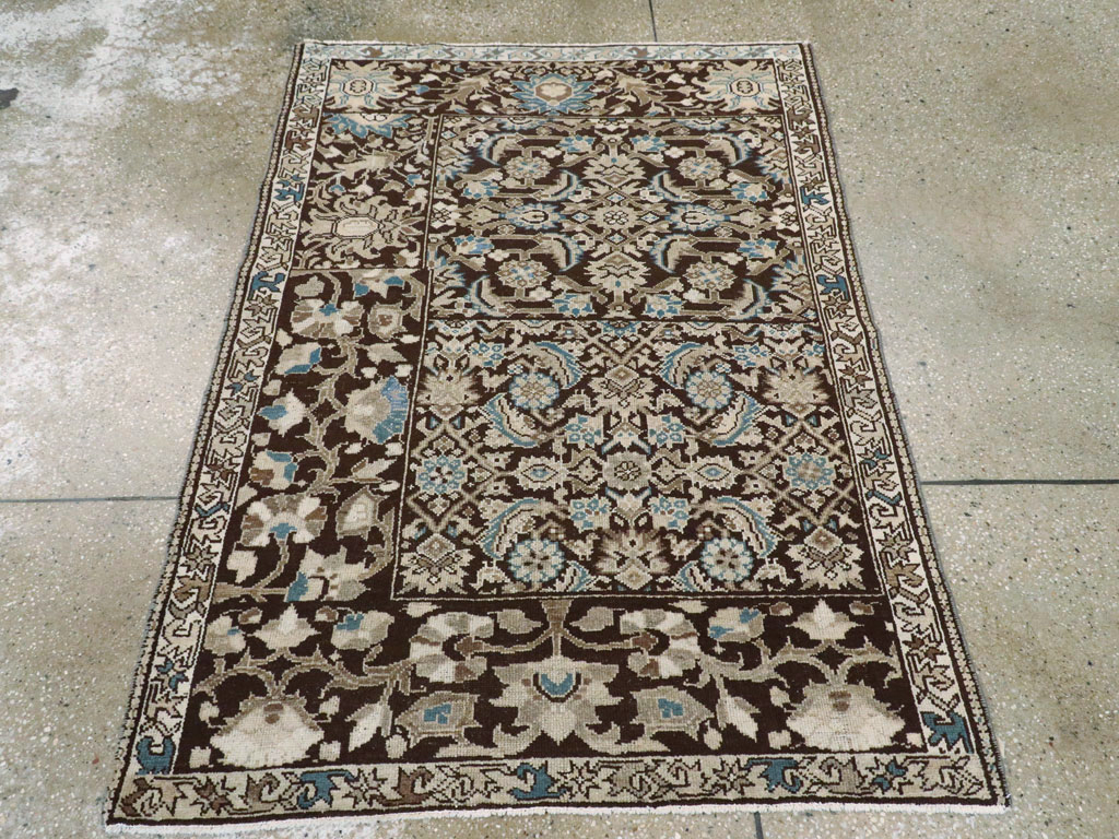Antique Persian Malayer Sampler Rug, No.9627 - Staging