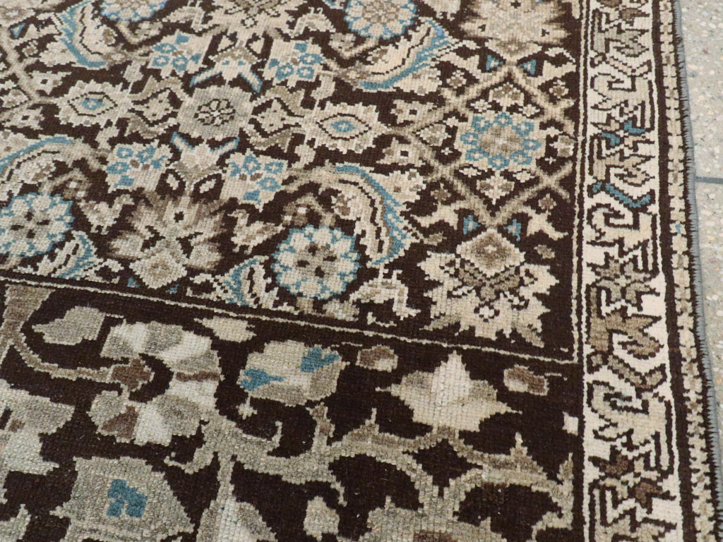 Antique Persian Malayer Sampler Rug, No.9627 - Staging