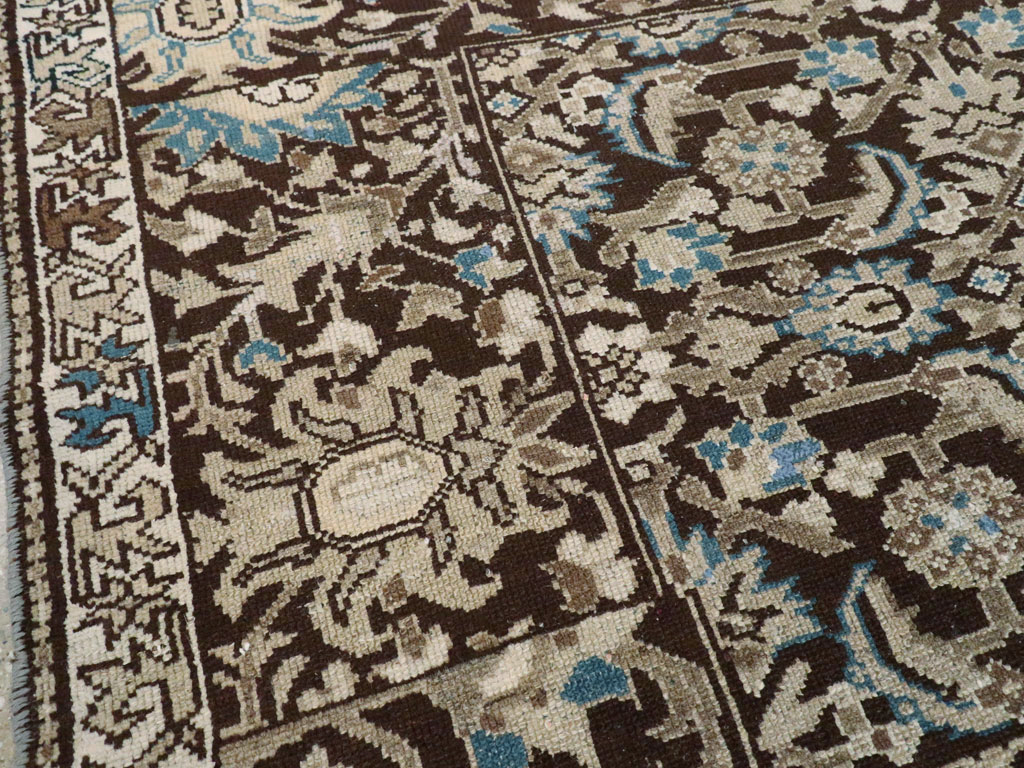 Antique Persian Malayer Sampler Rug, No.9627 - Staging