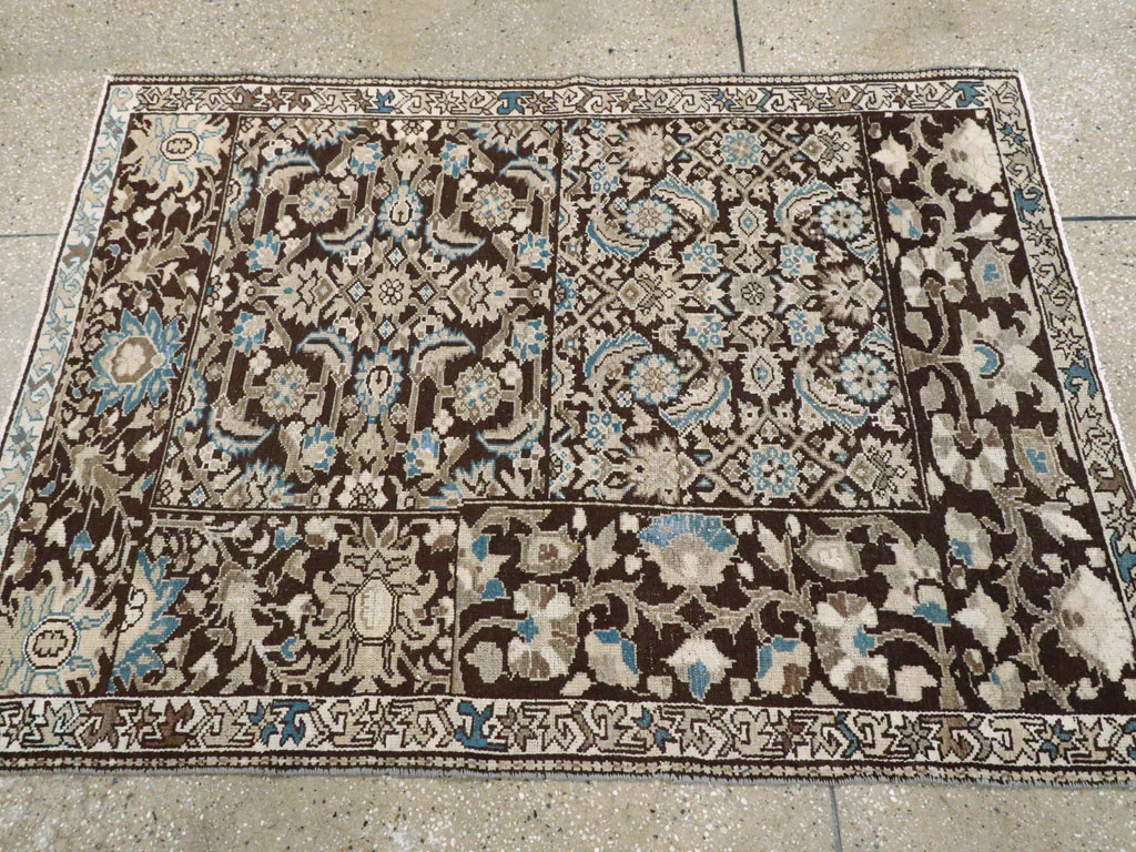 Antique Persian Malayer Sampler Rug, No.9627 - Staging